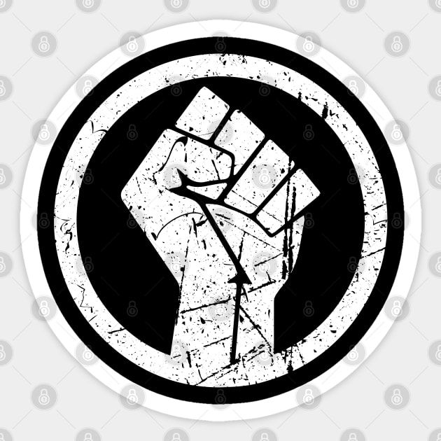 Black Power, Protest, Fist, Solidarity, Black Lives Matter Sticker by UrbanLifeApparel